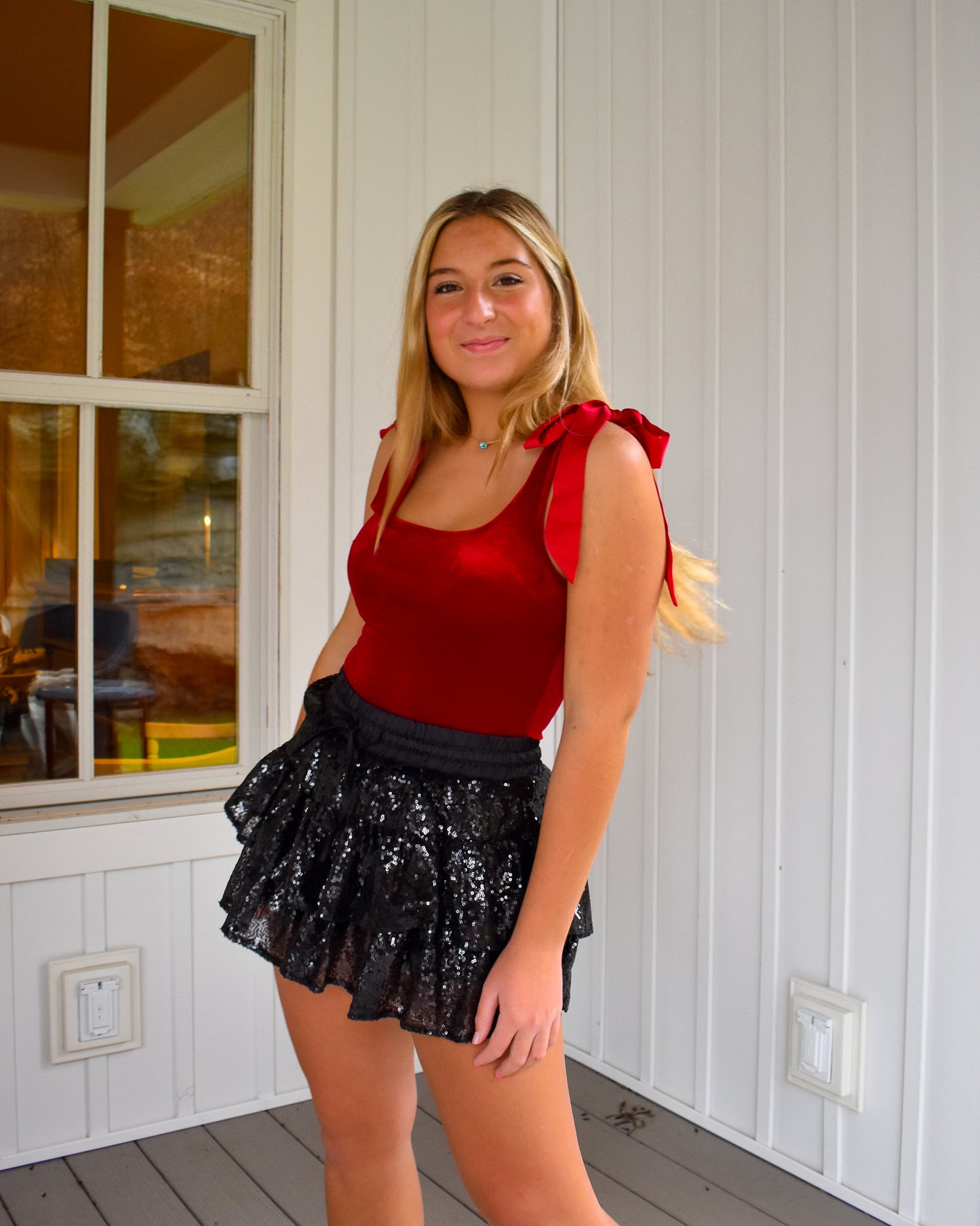 SEQUIN MINI SKORT